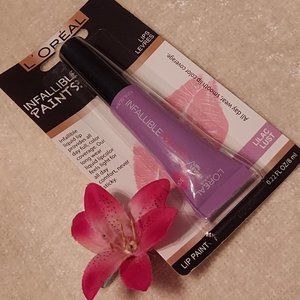 L'Oreal Infallible Paints Lips 300 Lilac Lust All Day Wear, Smooth Lip Color